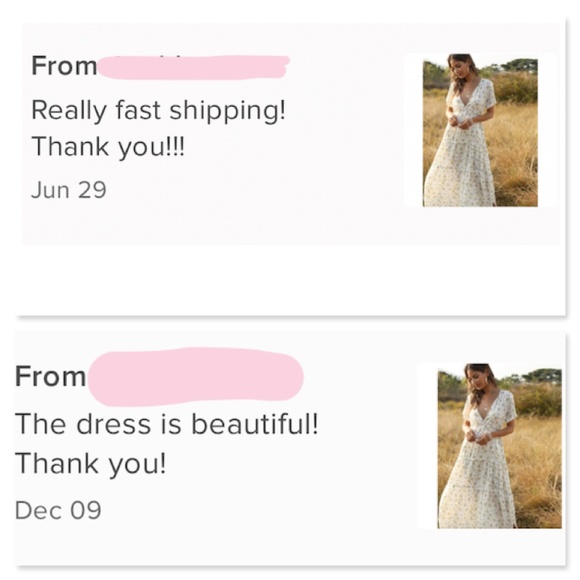 Boho Deep V White Floral Dress - Picture 6 of 15